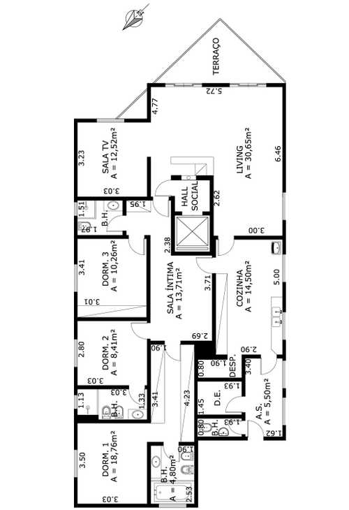 Apartamento à venda com 4 quartos, 155m² - Foto 2