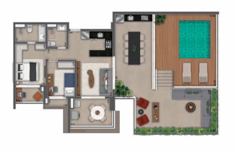 Apartamento à venda com 2 quartos, 69m² - Foto 5