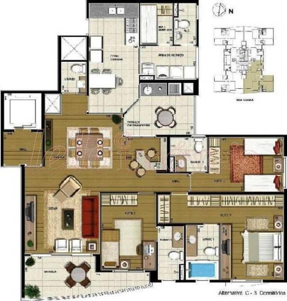 Apartamento para alugar com 3 quartos, 145m² - Foto 37