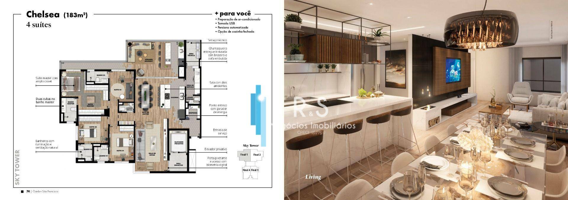 Apartamento à venda com 4 quartos, 183m² - Foto 33