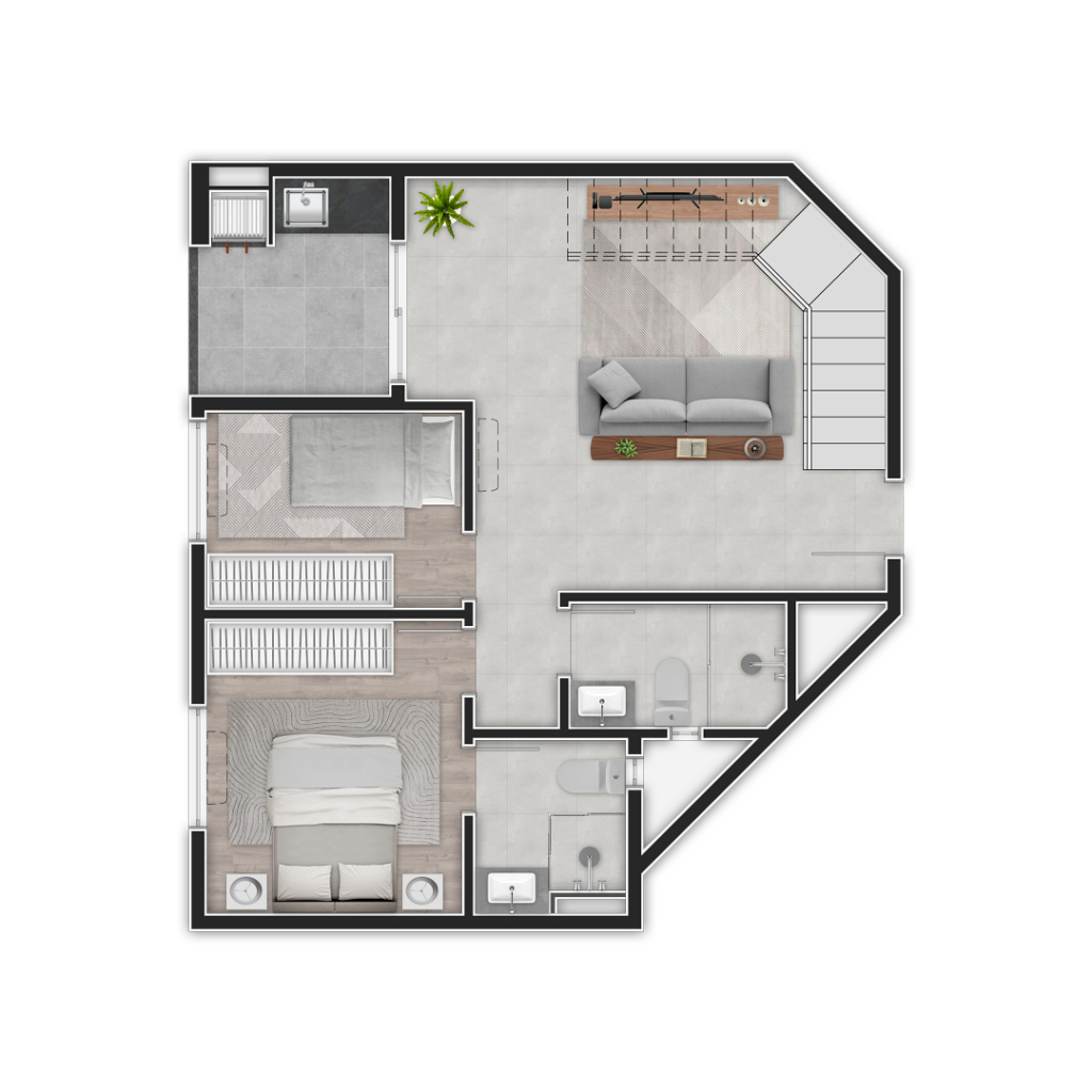 Apartamento à venda com 2 quartos, 5354m² - Foto 19