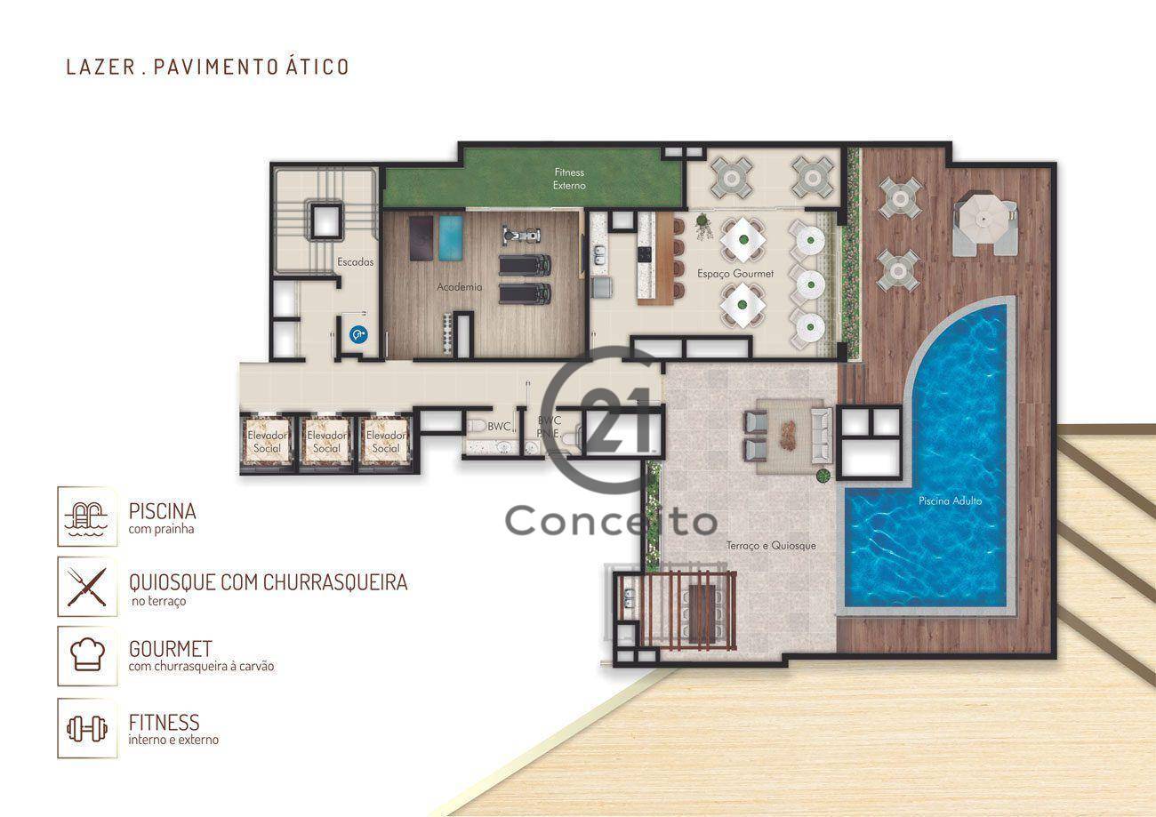 Apartamento à venda com 3 quartos, 113m² - Foto 10