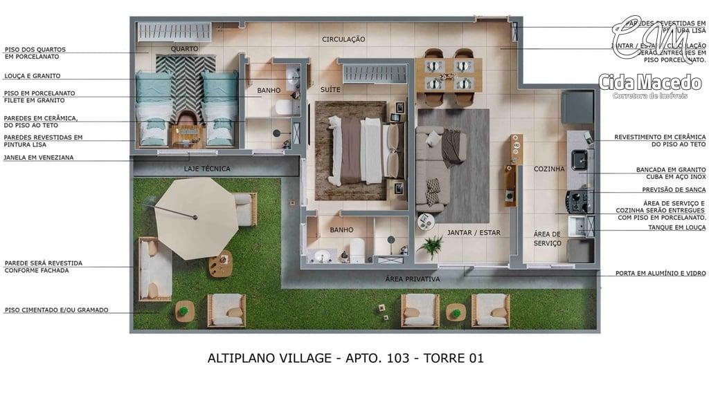 Apartamento à venda com 2 quartos, 58m² - Foto 14