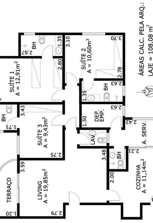 Apartamento à venda com 3 quartos, 108m² - Foto 5