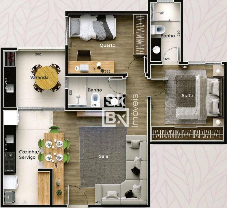 Apartamento à venda com 2 quartos, 64m² - Foto 11