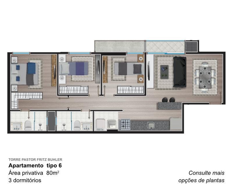 Apartamento à venda com 3 quartos, 101m² - Foto 15