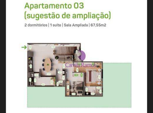 Apartamento à venda com 2 quartos, 68m² - Foto 13