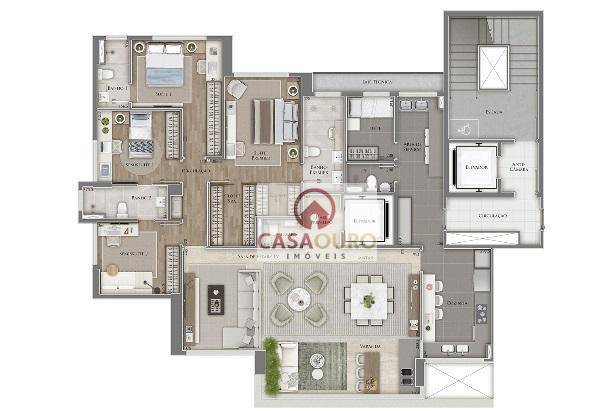 Apartamento à venda com 4 quartos, 225m² - Foto 59