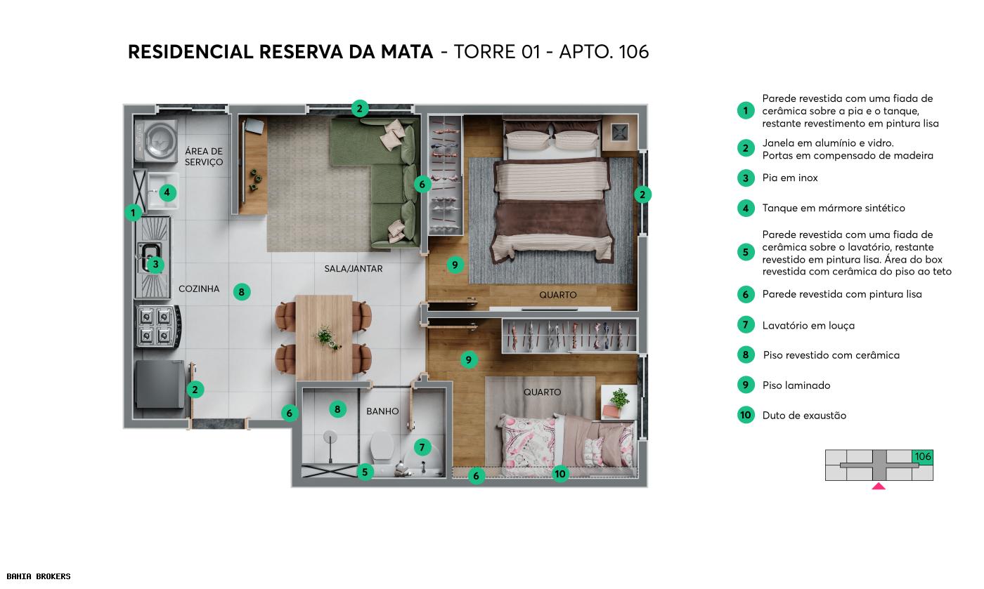 Apartamento à venda com 2 quartos, 38m² - Foto 14