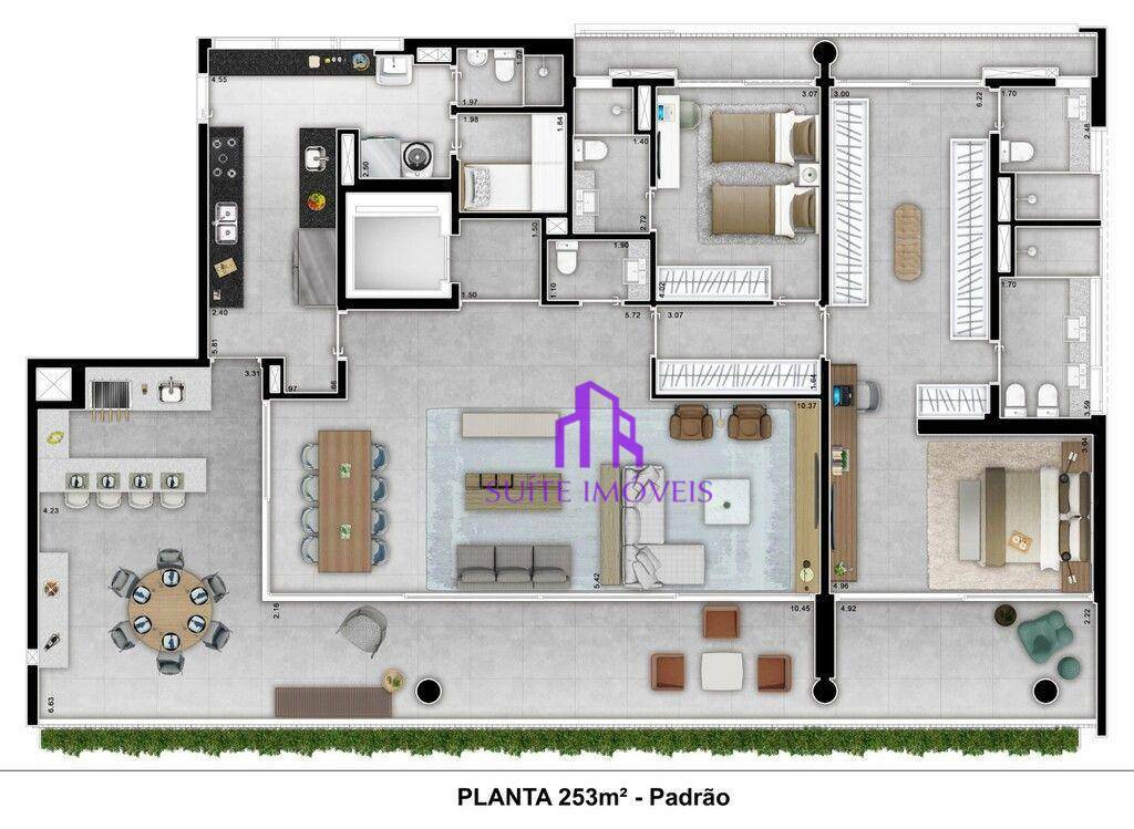 Apartamento à venda com 3 quartos, 252m² - Foto 24