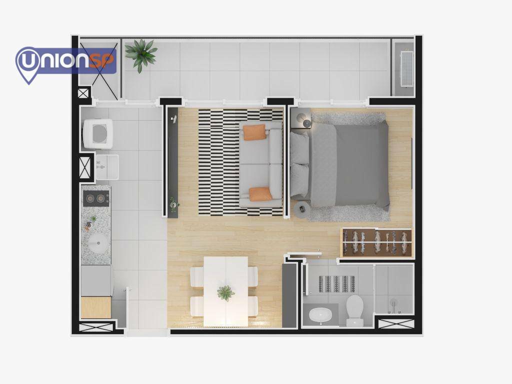 Apartamento à venda com 1 quarto, 35m² - Foto 13