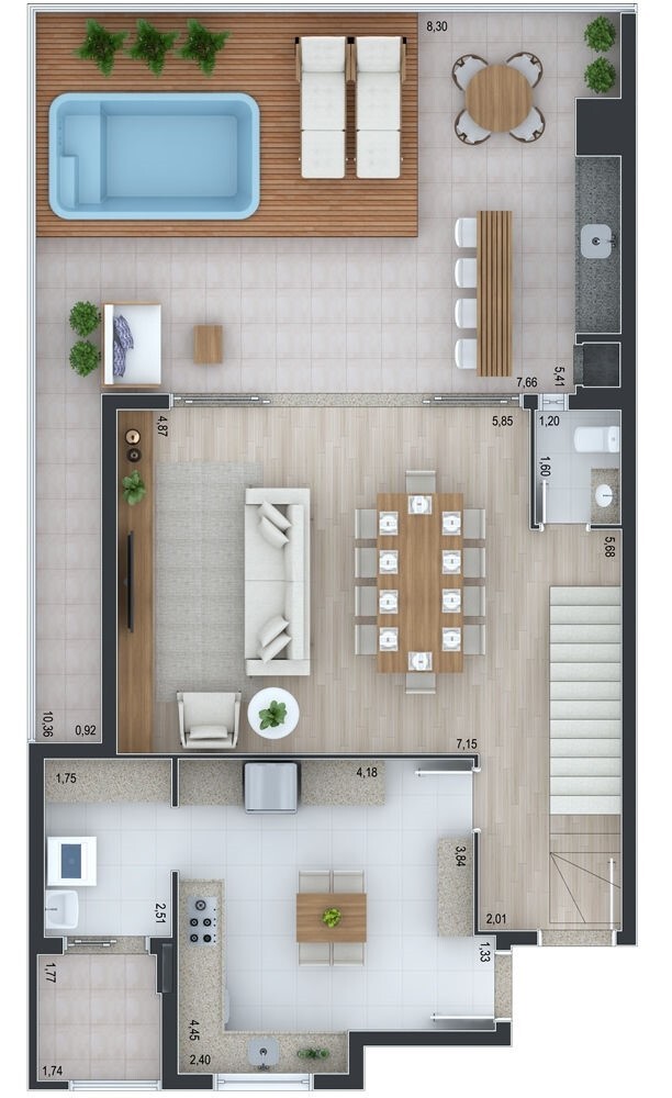 Apartamento à venda com 3 quartos, 11953m² - Foto 12