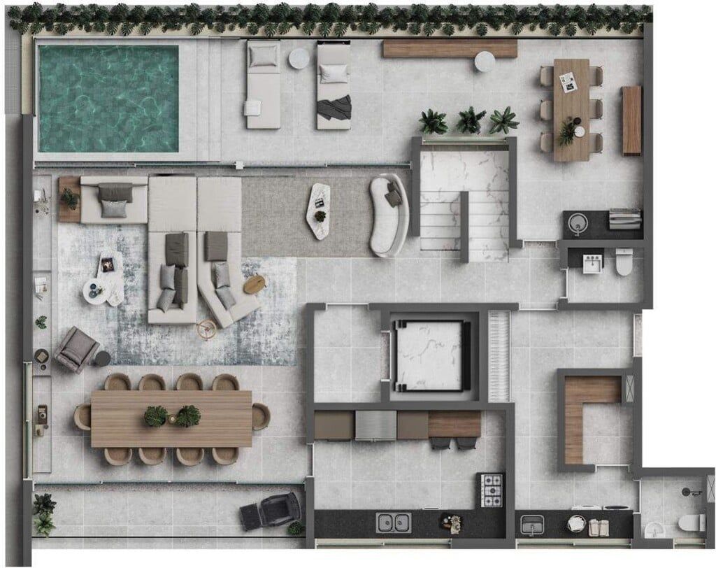 Apartamento à venda com 3 quartos, 336m² - Foto 1