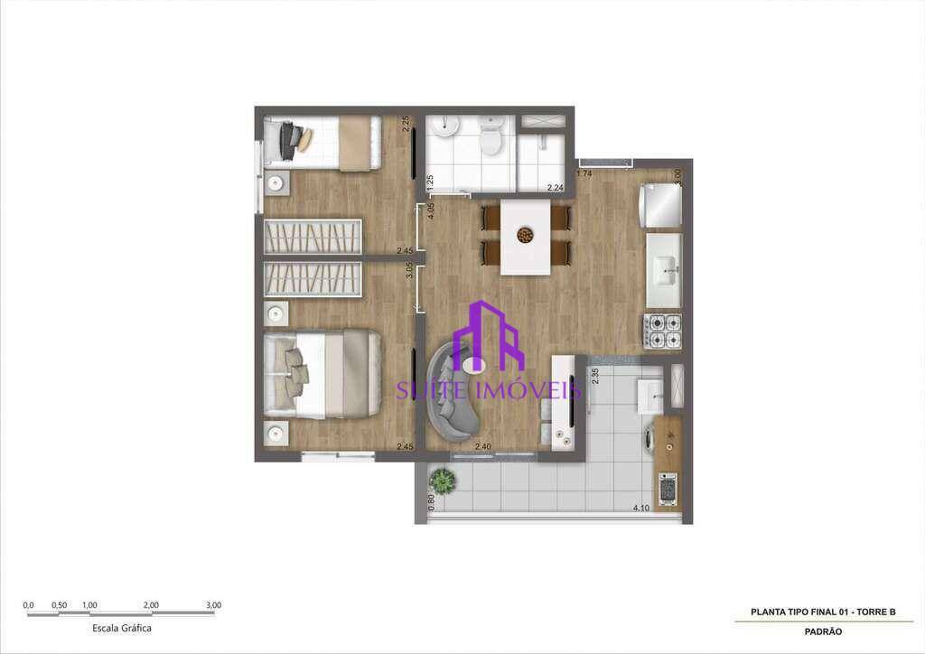 Apartamento à venda com 2 quartos, 38m² - Foto 28