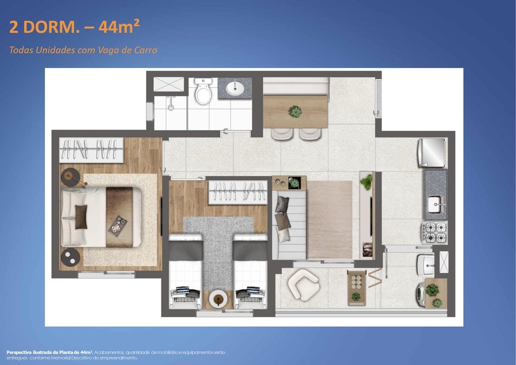 Apartamento à venda com 2 quartos, 34m² - Foto 24