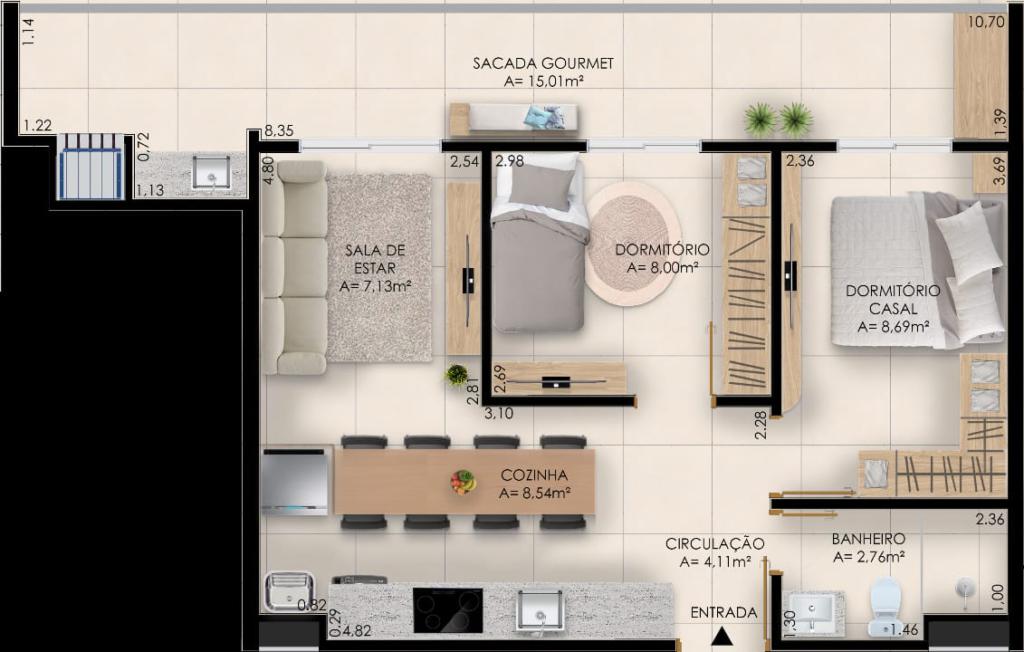 Apartamento à venda com 2 quartos, 65m² - Foto 33