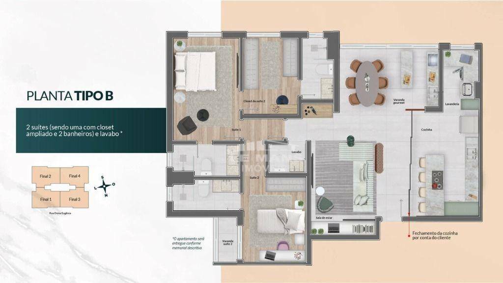 Apartamento à venda com 3 quartos, 111m² - Foto 22