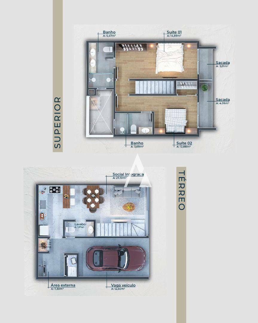 Casa de Condomínio à venda com 2 quartos, 105m² - Foto 5