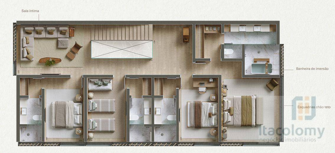 Casa de Condomínio, 5 quartos - Foto 5