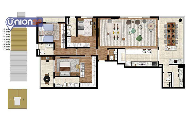 Apartamento à venda com 3 quartos, 164m² - Foto 28