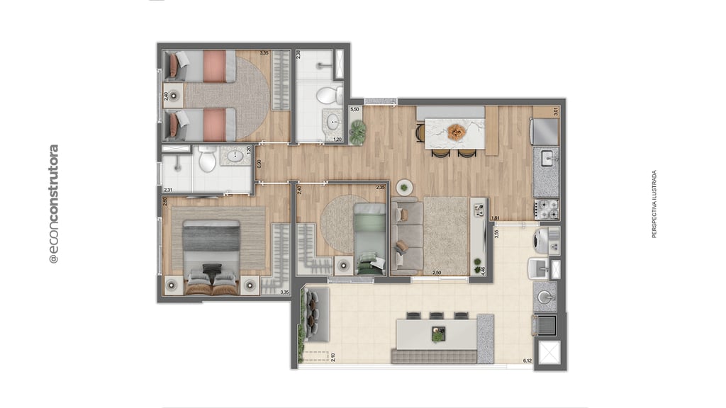 Apartamento à venda com 3 quartos, 6956m² - Foto 24