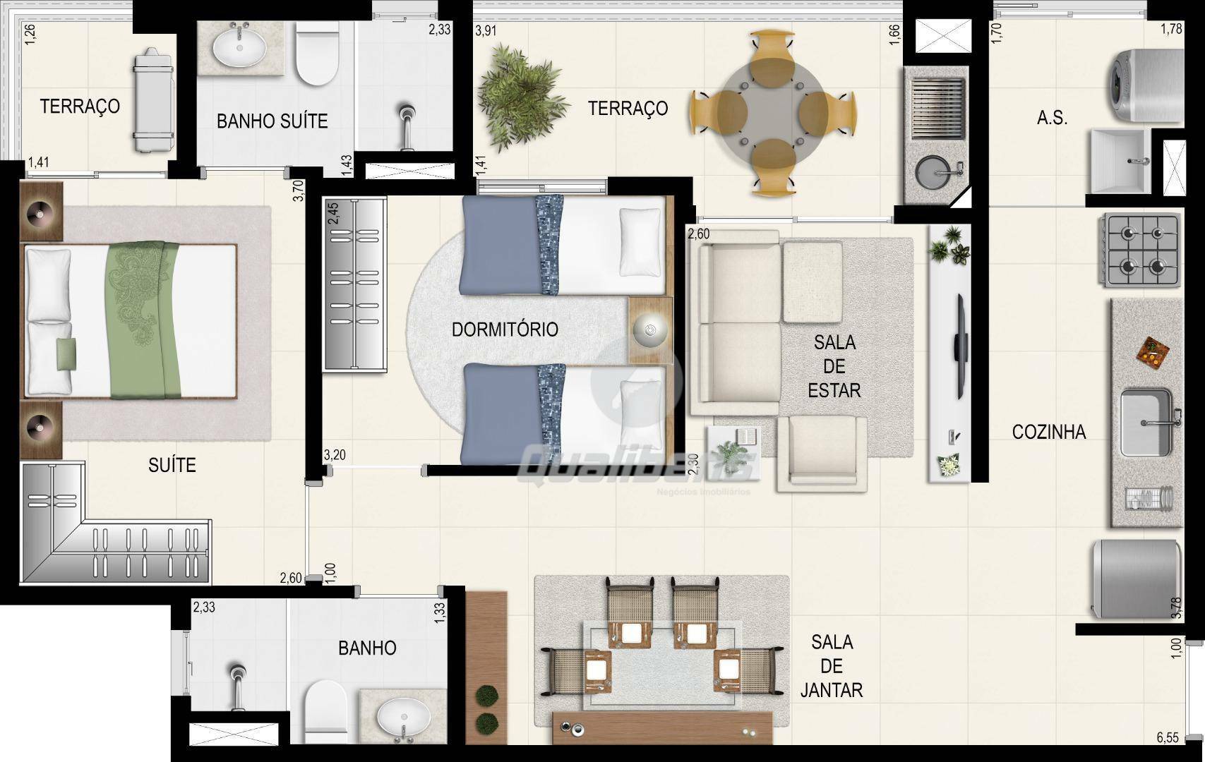 Apartamento à venda com 2 quartos, 72m² - Foto 43