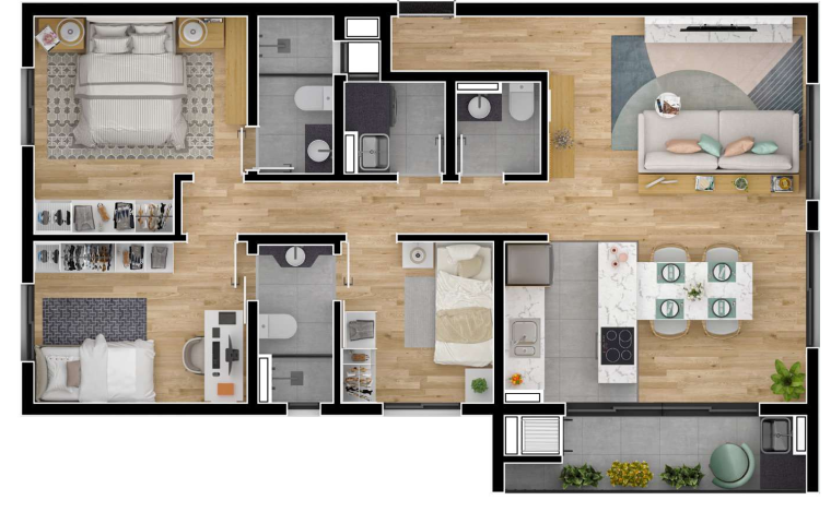 Apartamento à venda com 2 quartos, 61m² - Foto 25