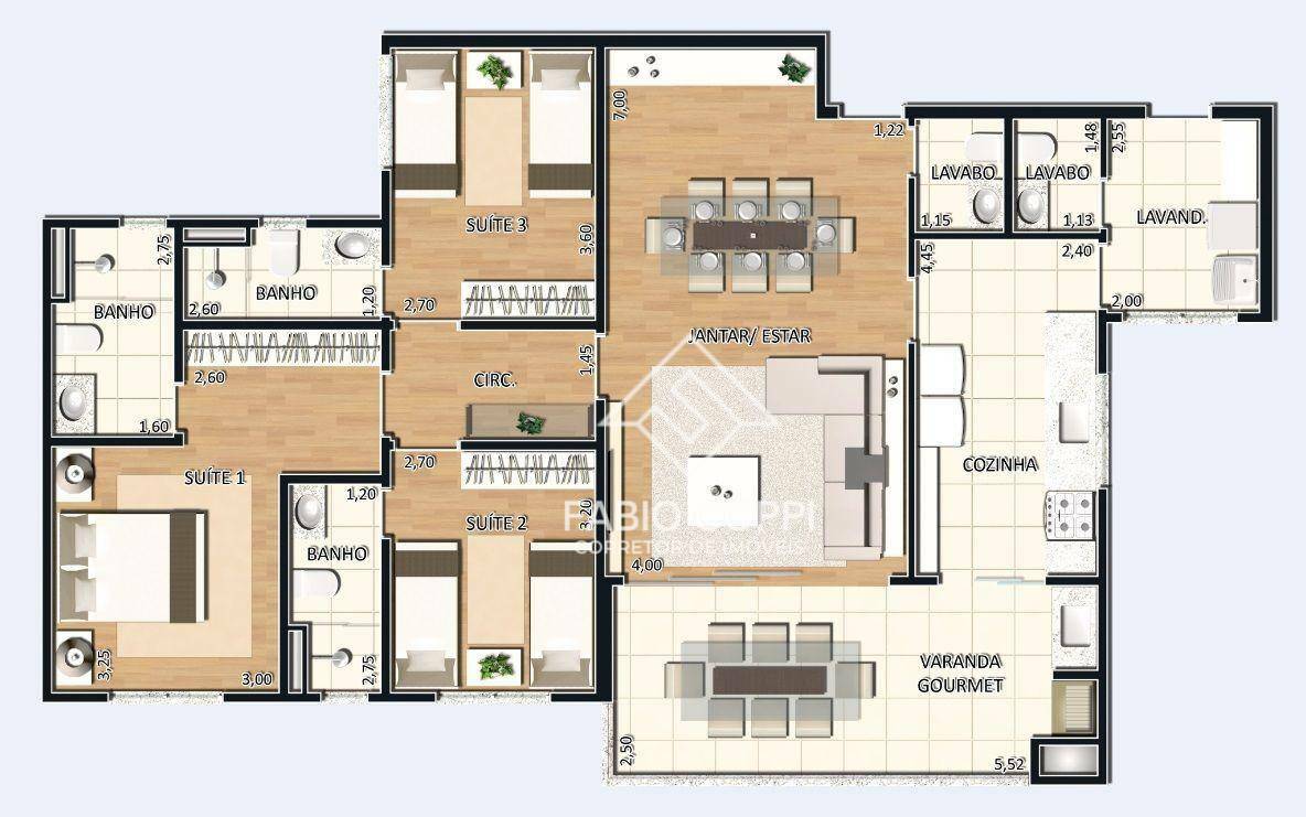 Apartamento à venda com 3 quartos, 125m² - Foto 29