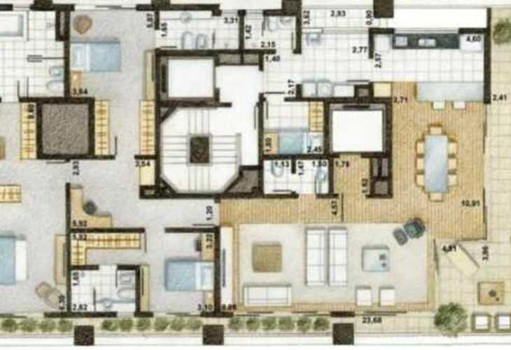 Apartamento à venda com 3 quartos, 396m² - Foto 2