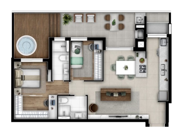 Apartamento à venda com 3 quartos, 9443m² - Foto 33