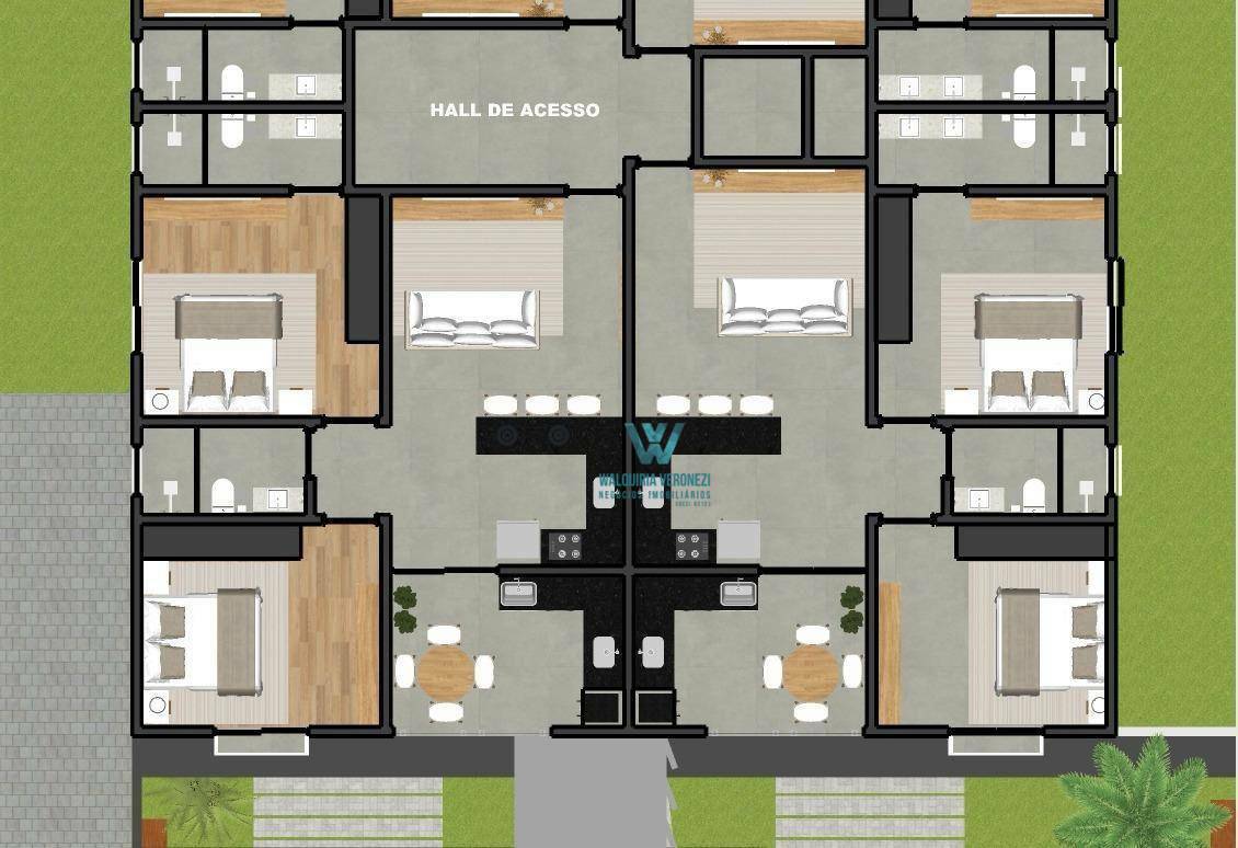 Apartamento à venda com 2 quartos, 74m² - Foto 4