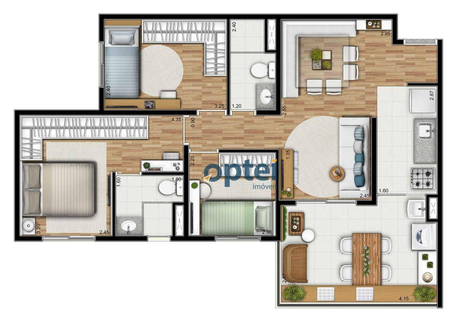 Apartamento à venda com 2 quartos, 57m² - Foto 27