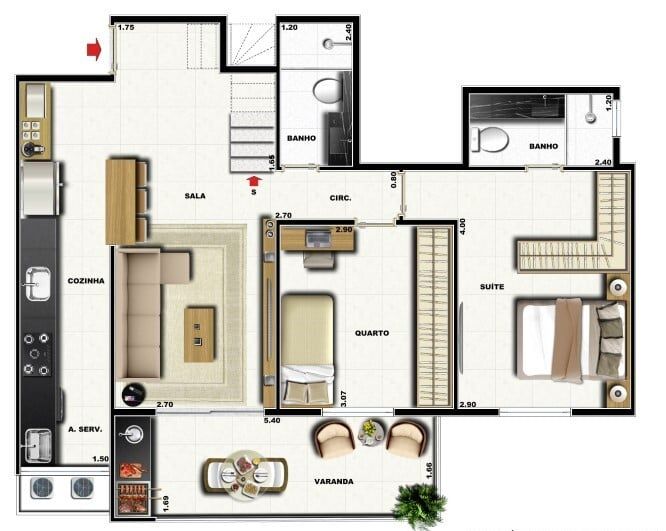 Apartamento à venda com 3 quartos, 82m² - Foto 34