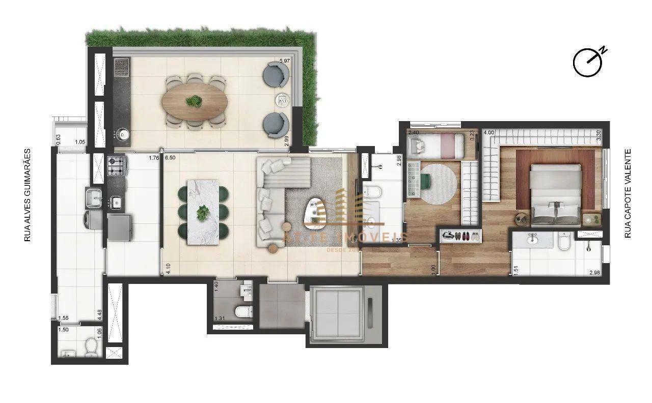 Apartamento à venda com 2 quartos, 129m² - Foto 14