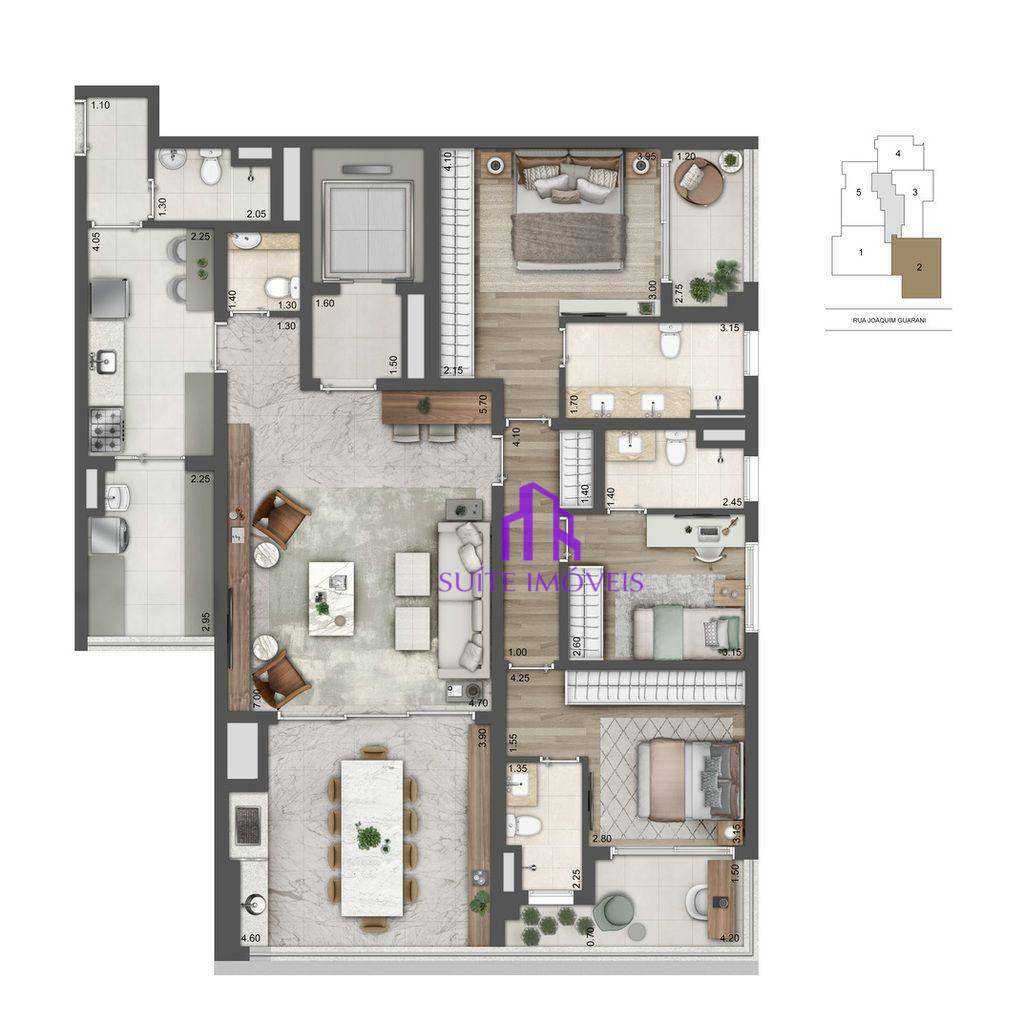 Apartamento à venda com 3 quartos, 156m² - Foto 17