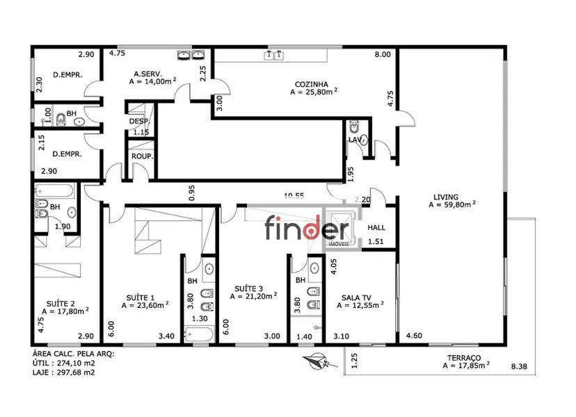 Apartamento à venda com 3 quartos, 270m² - Foto 47