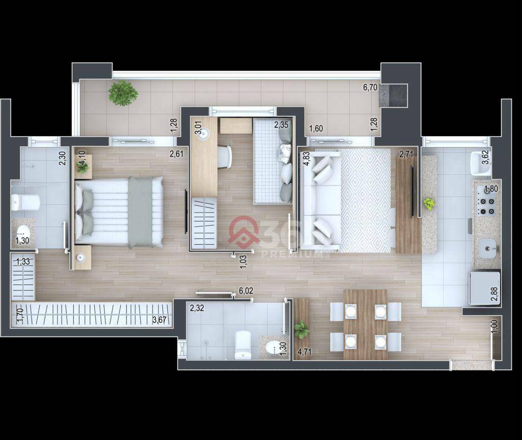 Apartamento à venda com 3 quartos, 78m² - Foto 12