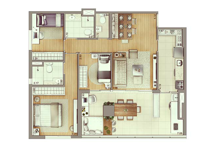 Apartamento à venda com 1 quarto, 53m² - Foto 20