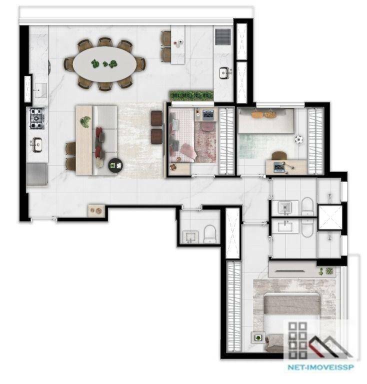 Apartamento à venda com 3 quartos, 80m² - Foto 35