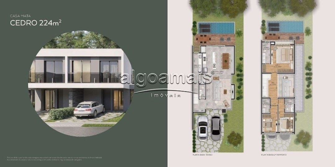 Casa de Condomínio à venda com 3 quartos, 224m² - Foto 1