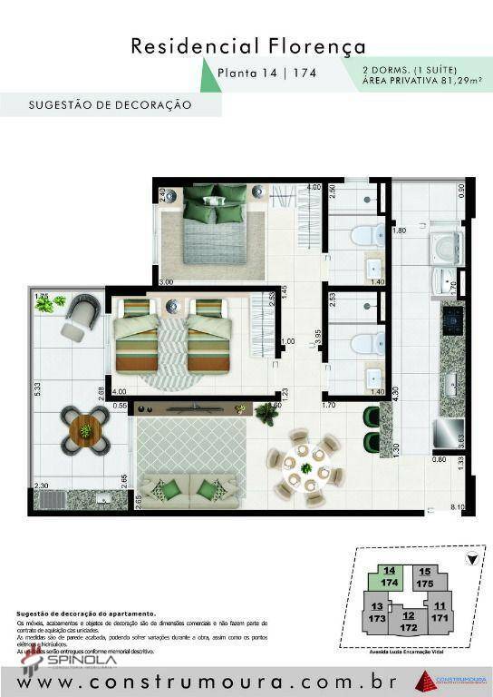 Apartamento à venda com 2 quartos, 81m² - Foto 14