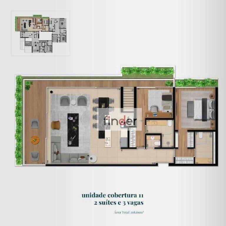 Cobertura à venda com 2 quartos, 286m² - Foto 38