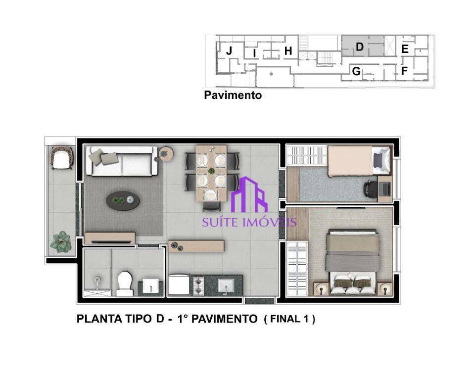 Apartamento à venda com 1 quarto, 40m² - Foto 18