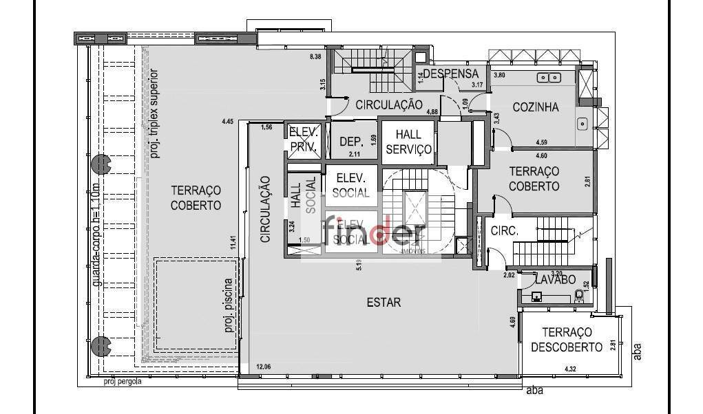 Cobertura à venda com 3 quartos, 838m² - Foto 12