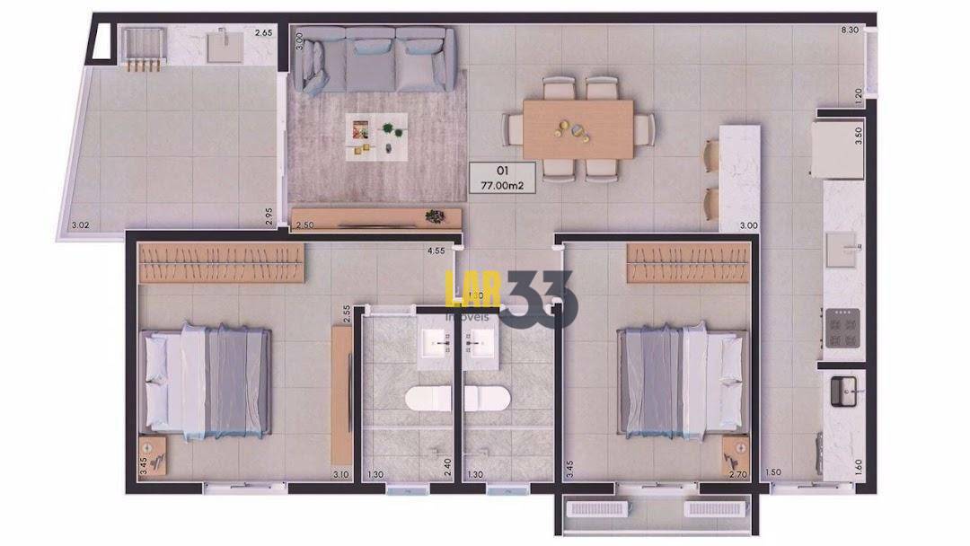 Apartamento à venda com 2 quartos, 71m² - Foto 27