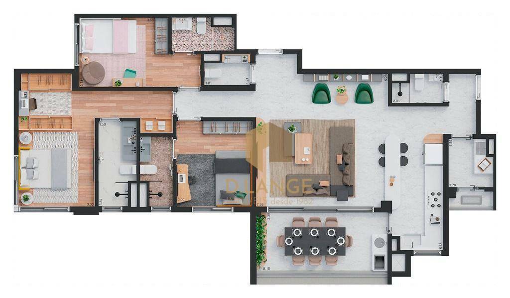 Apartamento à venda com 3 quartos, 139m² - Foto 15