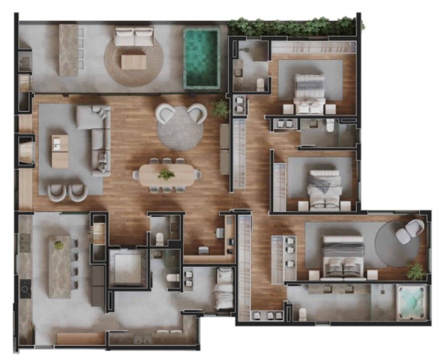 Apartamento à venda com 5 quartos, 476m² - Foto 3