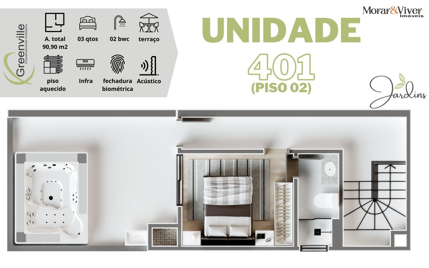 Apartamento à venda com 2 quartos, 49m² - Foto 10