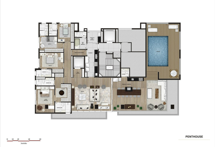 Apartamento à venda com 3 quartos, 181m² - Foto 10