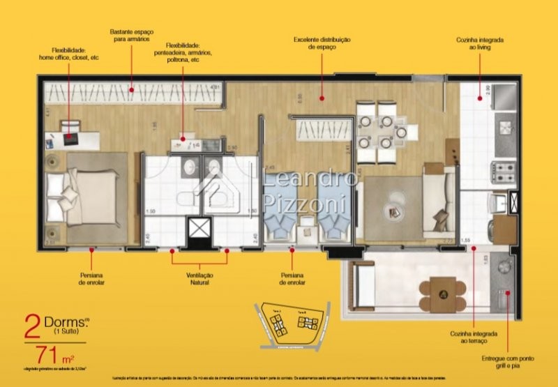 Apartamento à venda com 3 quartos, 97m² - Foto 38